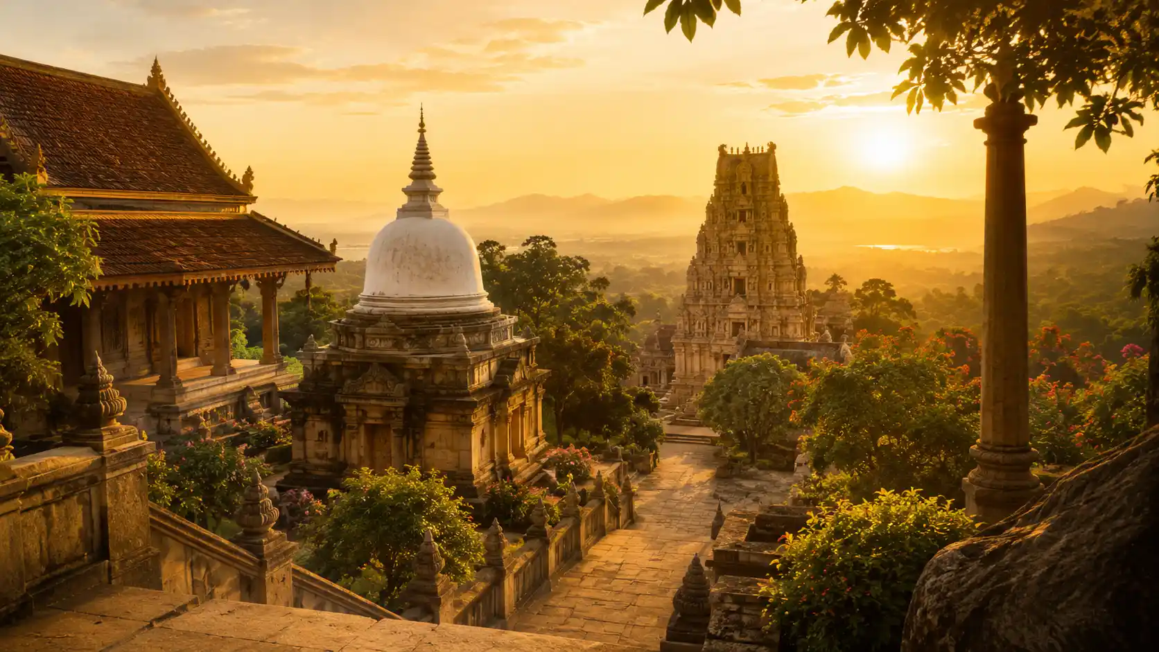 Sri Lanka cultural temple and heritage sites for Ramayana family private tour package