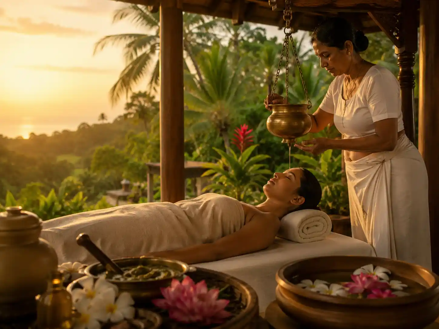 Ayurveda wellness and spa relaxation experience in Sri Lanka